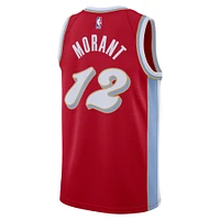 Maillot de joueur Nike Ja Morant rouge Memphis Grizzlies 2024/25 Swingman - Édition City