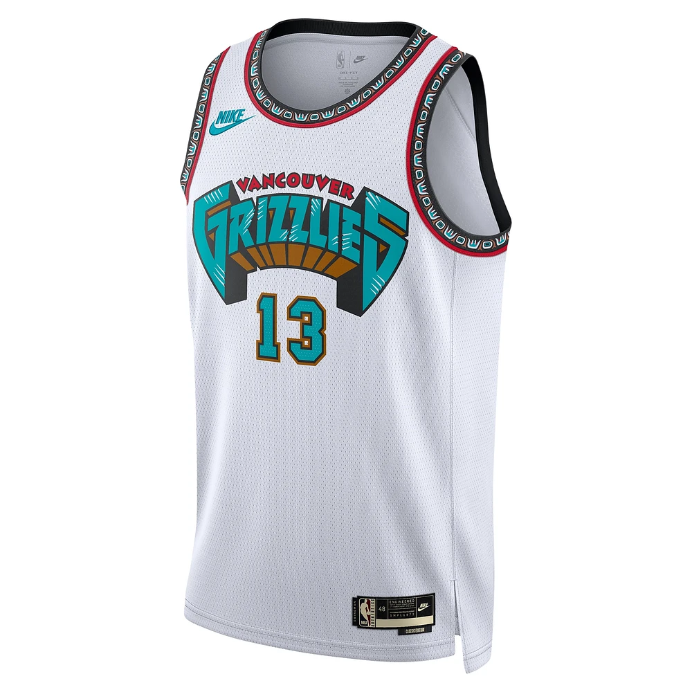 Maillot Nike unisexe Jaren Jackson Jr. Swingman Memphis Grizzlies 2024/25 blanc - Édition classique