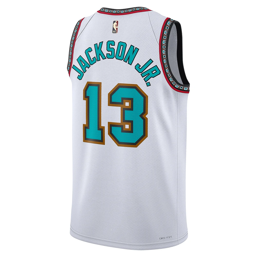 Maillot Nike unisexe Jaren Jackson Jr. Swingman Memphis Grizzlies 2024/25 blanc - Édition classique