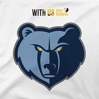 T-shirt unisexe Stadium Essentials blanc Memphis Grizzlies 2023 NBA Playoffs Roster