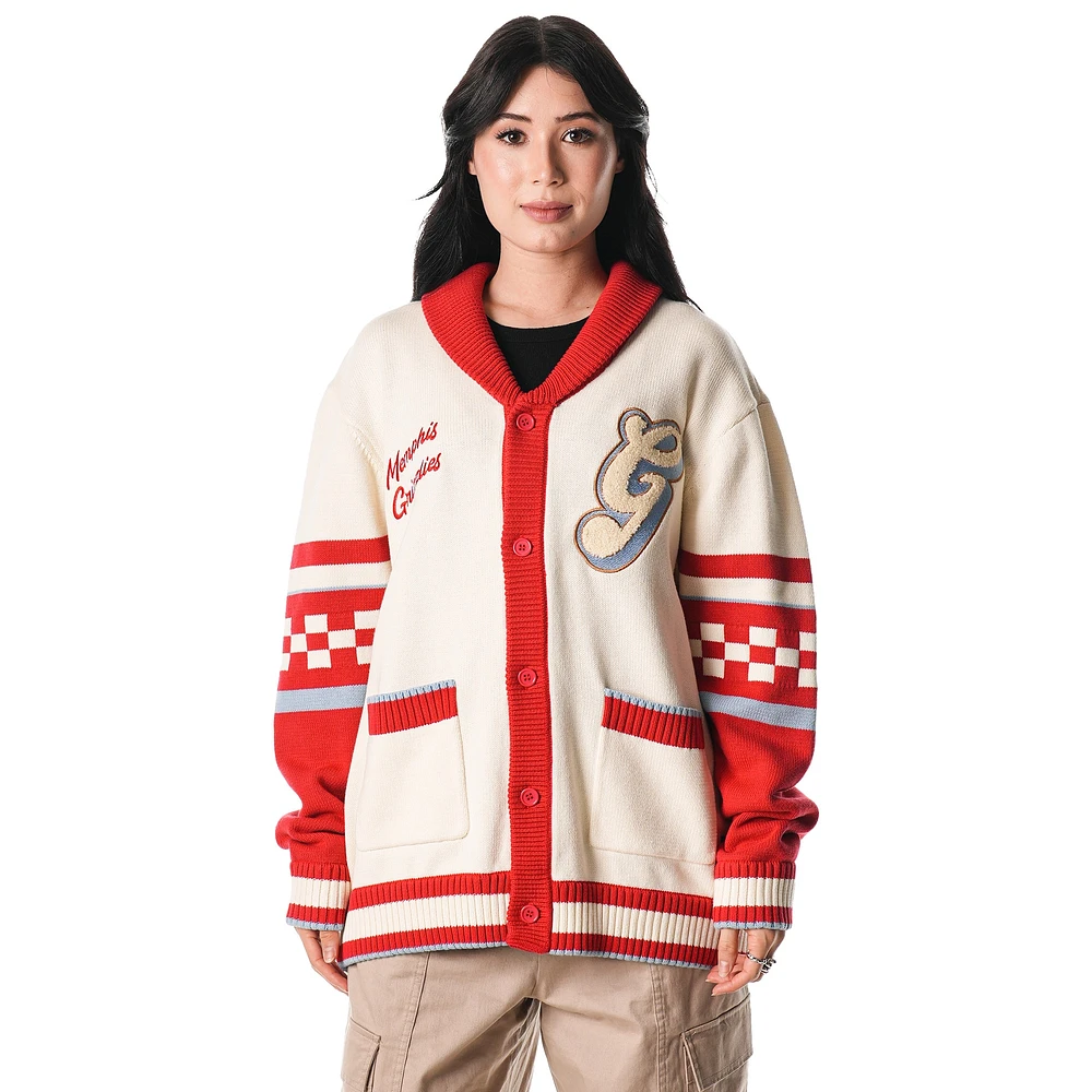 Unisex The Wild Collective Cream Memphis Grizzlies 2024/25 City Edition Full-Button Cardigan Sweater