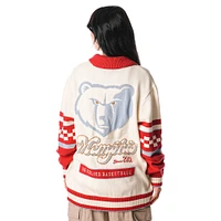 Unisex The Wild Collective Cream Memphis Grizzlies 2024/25 City Edition Full-Button Cardigan Sweater