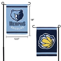 WinCraft Memphis Grizzlies 12" x 18" Double-Sided Garden Flag