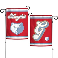 WinCraft  Memphis Grizzlies 2024/25 City Edition 12" x 18" Two-Sided Garden Flag