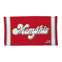Serviette de plage simple face WinCraft Memphis Grizzlies 2024/25 City Edition On Court 22'' x 42''