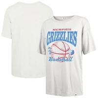 T-shirt blanc pour femme « 47 Memphis Grizzlies City Edition Down Court Sadie