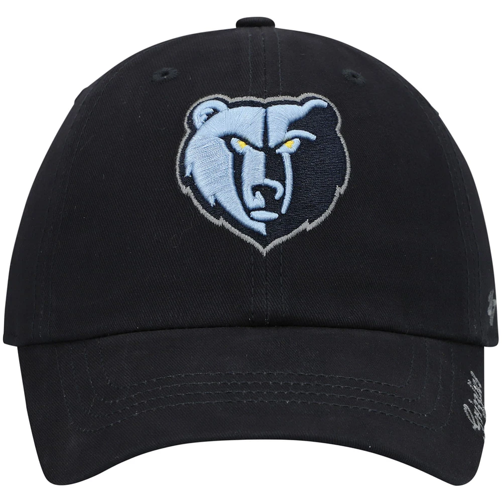 Women's '47 Navy Memphis Grizzlies Miata Clean Up Logo Adjustable Hat