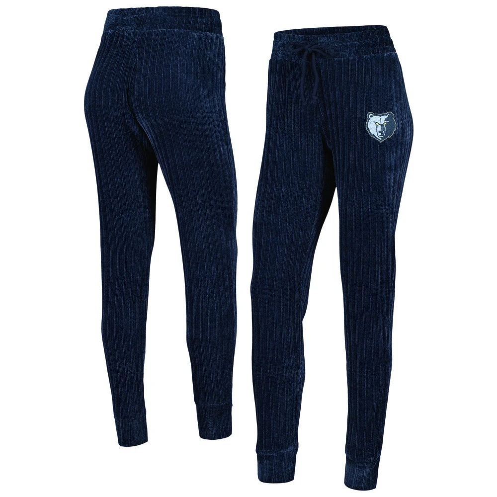 Pantalon Linger College Concepts bleu marine Memphis Grizzlies pour femmes