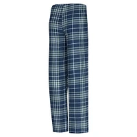 Women's Concepts Sport  Navy/Gray Memphis Grizzlies Vector T-Shirt & Flannel Pants Sleep Set