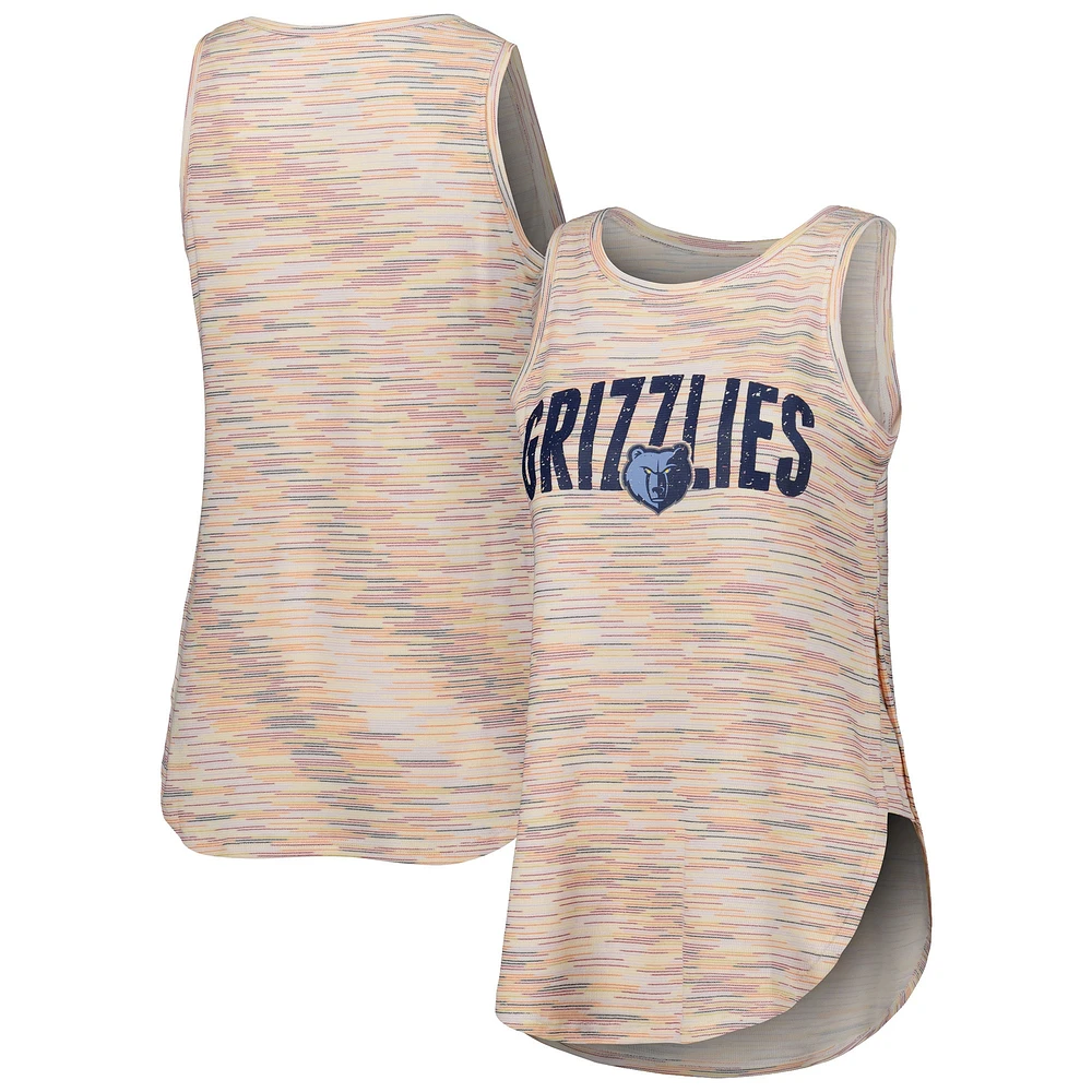 Women's Concepts Sport White Memphis Grizzlies Sunray Tank Top