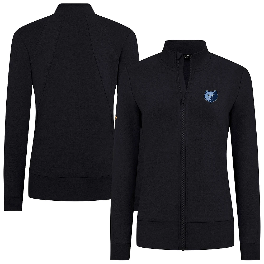 Women's Levelwear Black Memphis Grizzlies Shine Full-Zip Jacket