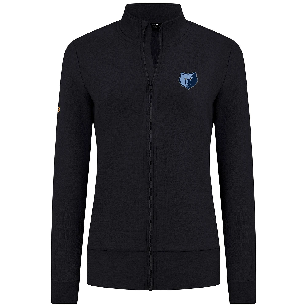 Women's Levelwear Black Memphis Grizzlies Shine Full-Zip Jacket