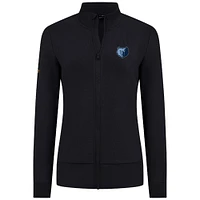 Women's Levelwear Black Memphis Grizzlies Shine Full-Zip Jacket