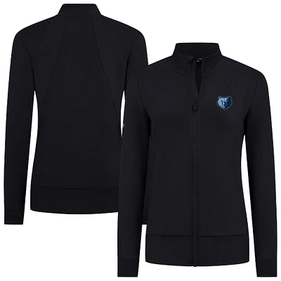Women's Levelwear Black Memphis Grizzlies Shine Full-Zip Jacket