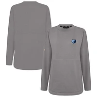 Sweat-shirt gris Beaudry pour femme de Levelwear, motif Memphis Grizzlies