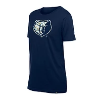 Women's New Era Navy Memphis Grizzlies Glam Game Flower T-Shirt