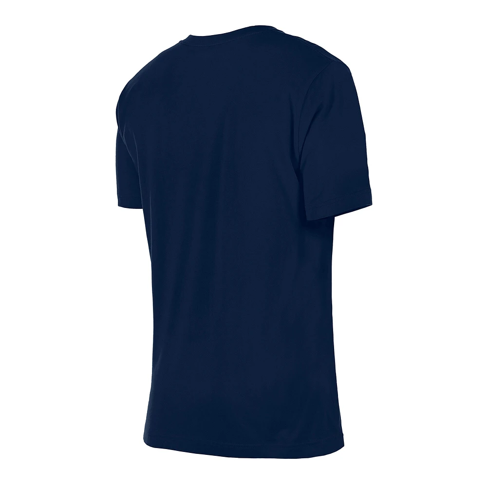 Women's New Era Navy Memphis Grizzlies Glam Game Flower T-Shirt