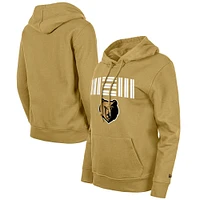 Sweat à capuche New Era pour femmes, beige, Memphis Grizzlies 2023/24 City Edition