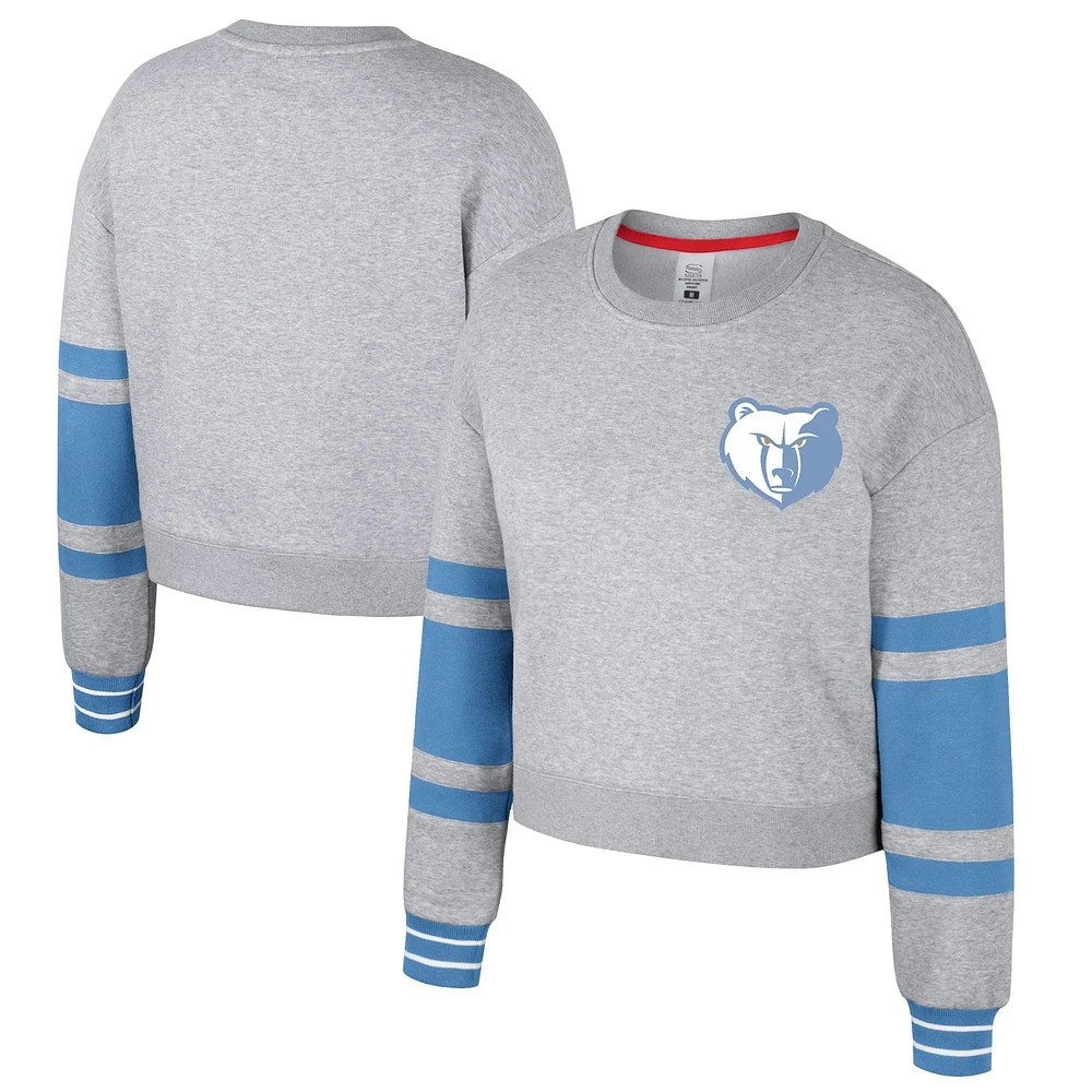 Sweat-shirt court Stadium Essentials pour femme gris chiné Memphis Grizzlies 2024/25 City Edition Scrimmage