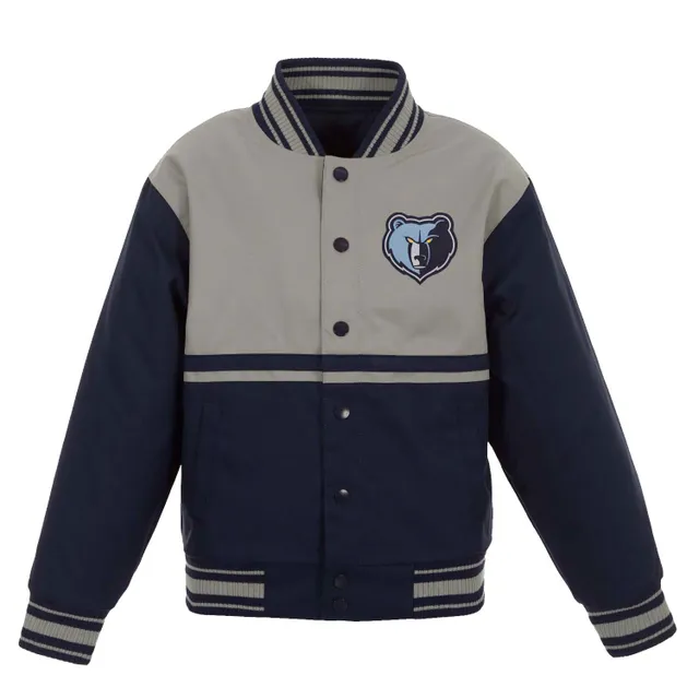 JH Design Dallas Cowboys Navy Varsity Reversible Jacket