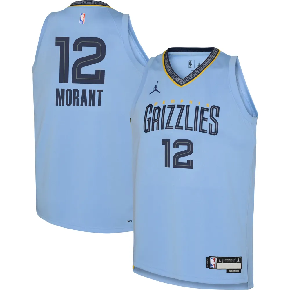 Jordan Brand Youth Jordan Brand Ja Morant Blue Memphis Grizzlies 2022/23  Swingman Jersey - Statement Edition