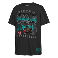 T-shirt rétro noir Mitchell & Ness pour jeunes Memphis Grizzlies, Playoffs NBA 2025