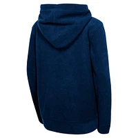 Youth Navy Memphis Grizzlies Key Line Sherpa Full-Zip Hoodie