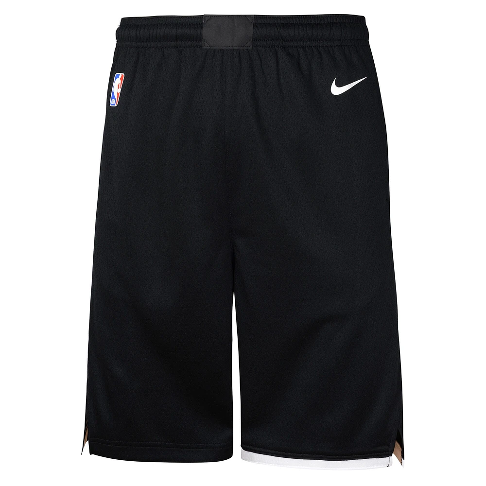 Short de performance Swingman Nike noir Memphis Grizzlies 2023/24 City Edition pour jeune