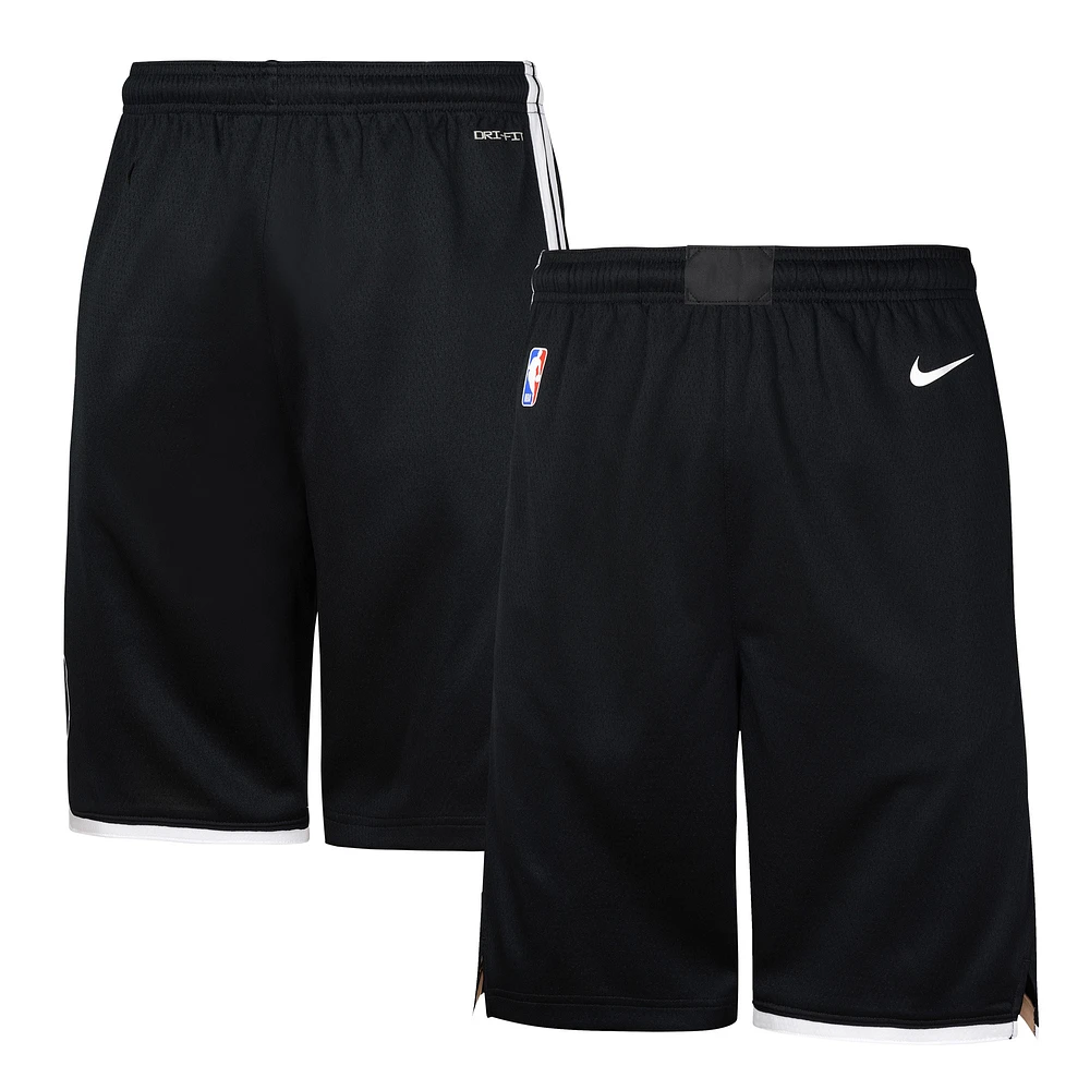 Short de performance Swingman Nike noir Memphis Grizzlies 2023/24 City Edition pour jeune