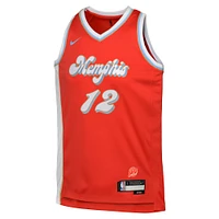 Maillot de joueur Nike Ja Morant rouge Memphis Grizzlies 2024/25 Swingman pour jeune - Édition City