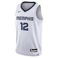 Youth Nike Ja Morant White Memphis Grizzlies Swingman Jersey - Association Edition