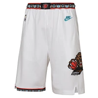 Short de performance Nike blanc Memphis Grizzlies 2024/25 City Edition Swingman pour jeune