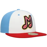 Men's New Era White Memphis Redbirds Authentic Collection Team Alternate 59FIFTY Fitted Hat