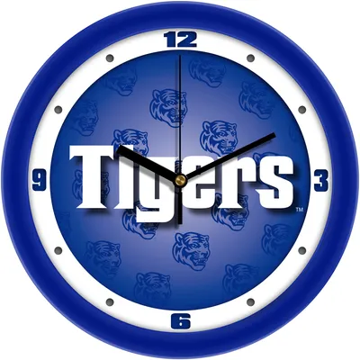 Memphis Tigers 11.5'' Suntime Premium Glass Face Dimension Wall Clock