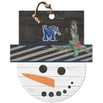 Memphis Tigers 18'' x 20'' Snowman Sign