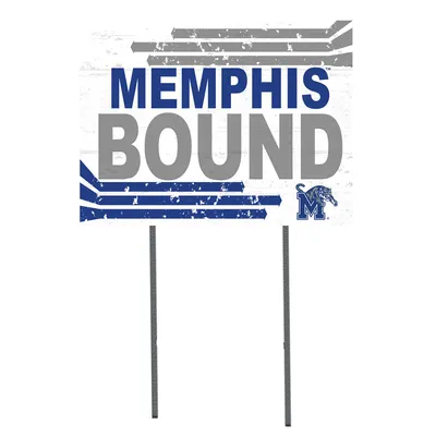 Memphis Tigers 18'' x 24'' Bound Yard Sign