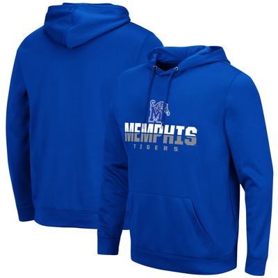 Men's Colosseum Royal Memphis Tigers Lantern Pullover Hoodie