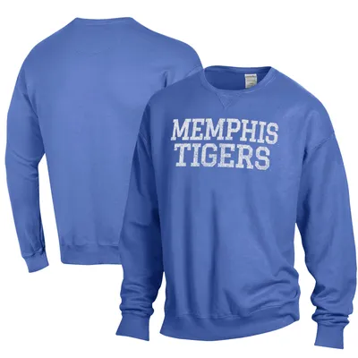 Memphis Tigers ComfortWash Garment Dyed Fleece Crewneck Pullover Sweatshirt