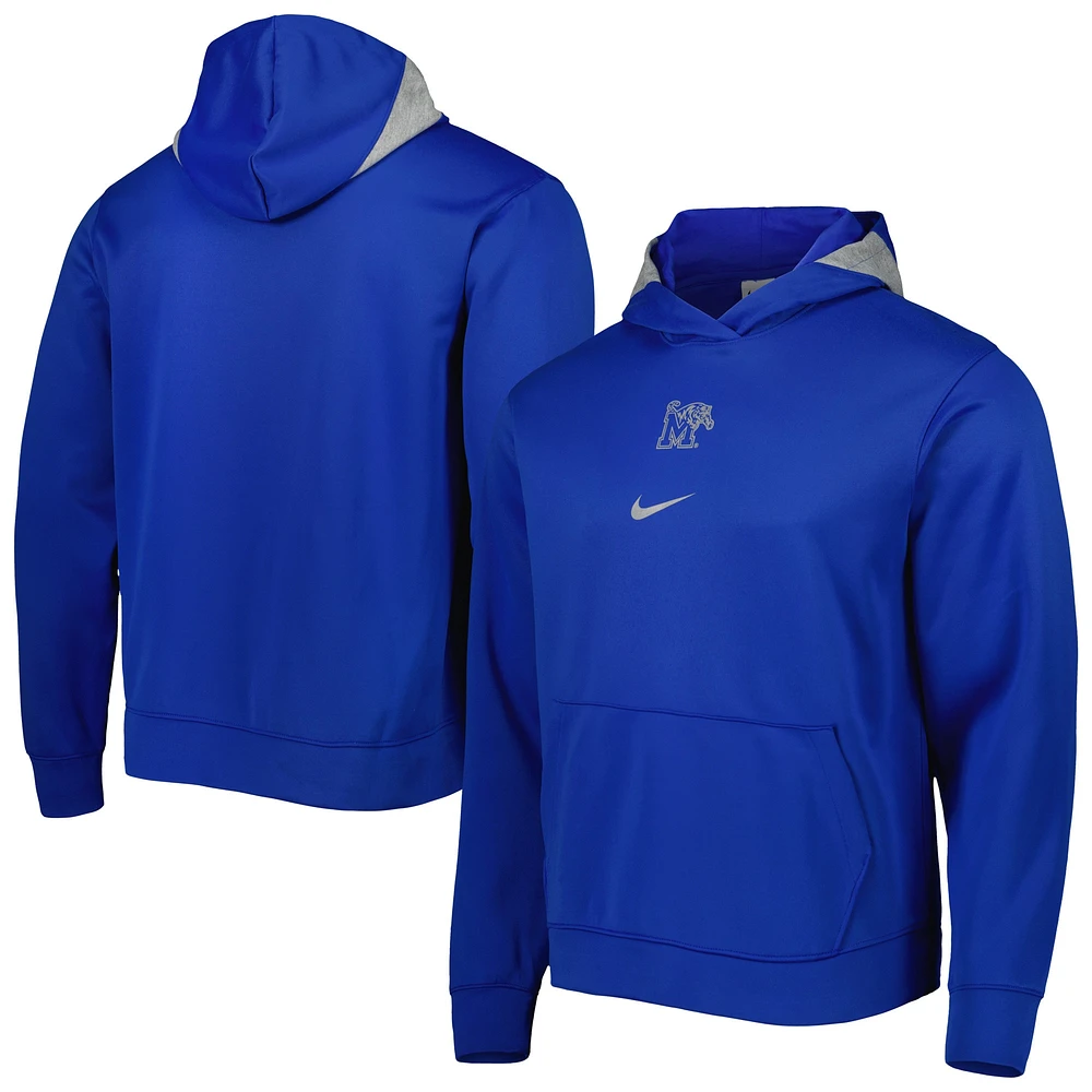 Men's Nike Royal Memphis Tigers Spotlight Performance Pullover Hoodie