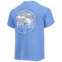 Men's Royal Memphis Tigers Circle Campus Scene T-Shirt