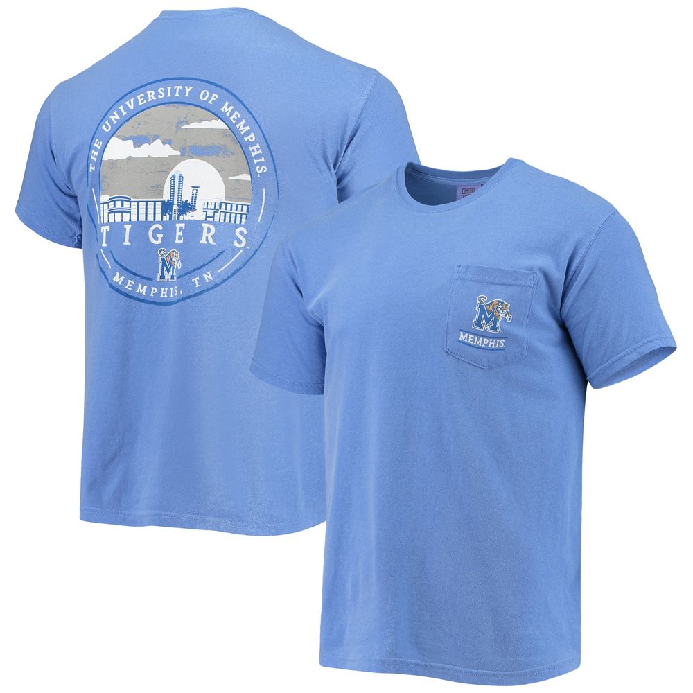 Men's Royal Memphis Tigers Circle Campus Scene T-Shirt