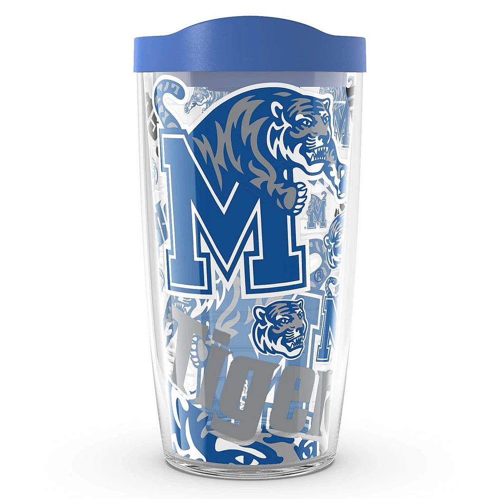 Tervis Memphis Tigers 16oz. Allover Classic Tumbler