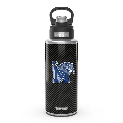 Tervis Memphis Tigers 32oz. Carbon Fiber Wide Mouth Water Bottle