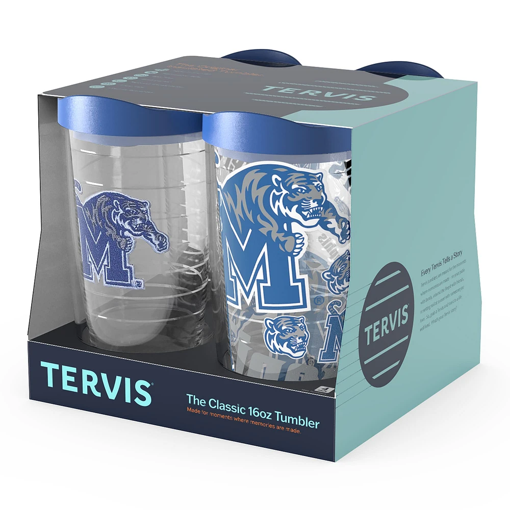 Tervis Memphis Tigers Four-Pack 16oz. Classic Tumbler Set