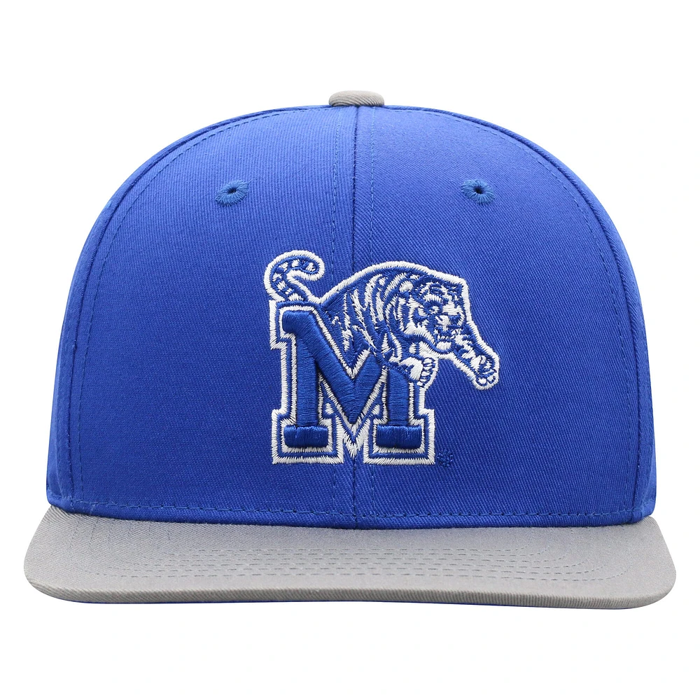 Youth Top of the World Royal Memphis Tigers Victory Maverick Snapback Hat