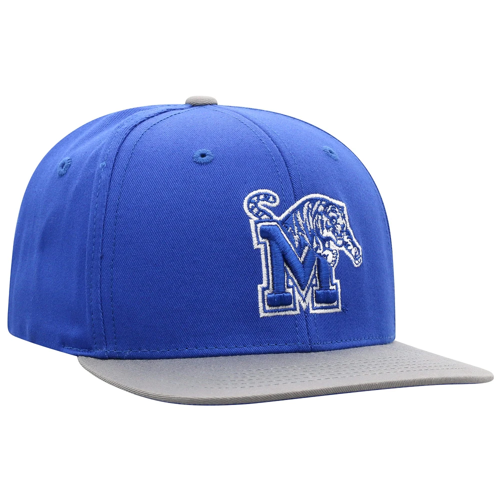 Youth Top of the World Royal Memphis Tigers Victory Maverick Snapback Hat