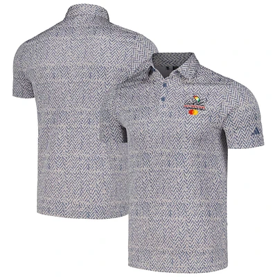 Men's adidas Blue Arnold Palmer Invitational Ultimate365 Jacquard Polo