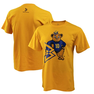 Men's Beast Mode Gold Cal Bears Co-Branded Logo T-Shirt