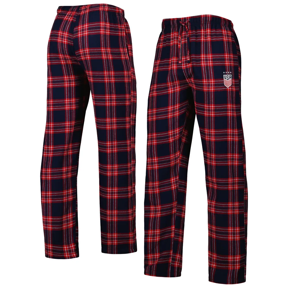 Men's Concepts Sport Navy/Red Atlanta Braves Big & Tall Flannel Pants