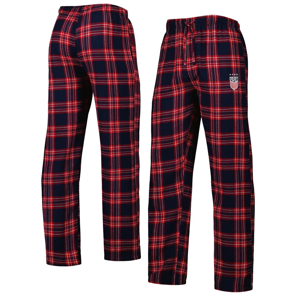 Men's Concepts Sport Navy/Red Atlanta Braves Big & Tall Flannel